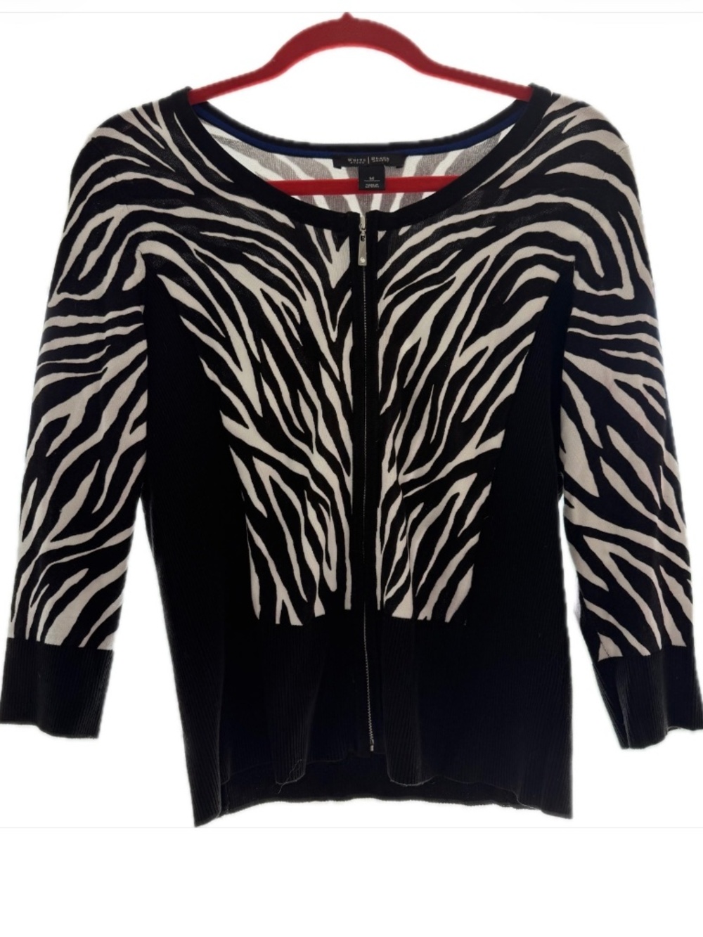 Zebra Print Cardigan